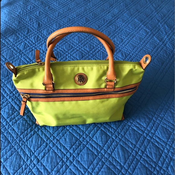 Tommy Hilfiger Handbags - Tommy Hilfiger New Lime/Carmel Bag